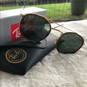 Ray Ban Round Double Bridge Sunglasses